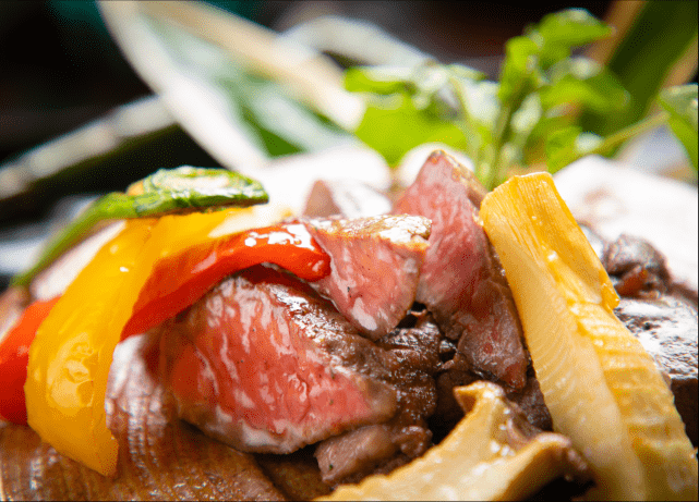-Specialty Japanese beef- Super marbled beef steak